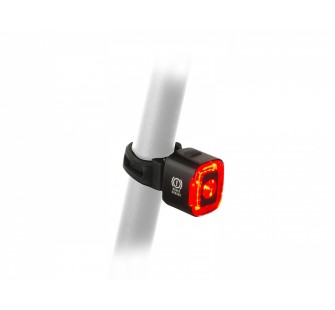 Author světlo zad. Cubus Brake USB CobLed 70 lm černá/červené-sklo