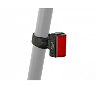 Author Světlo zad. A-Square USB CobLed 100 lm černá/červené-sklo